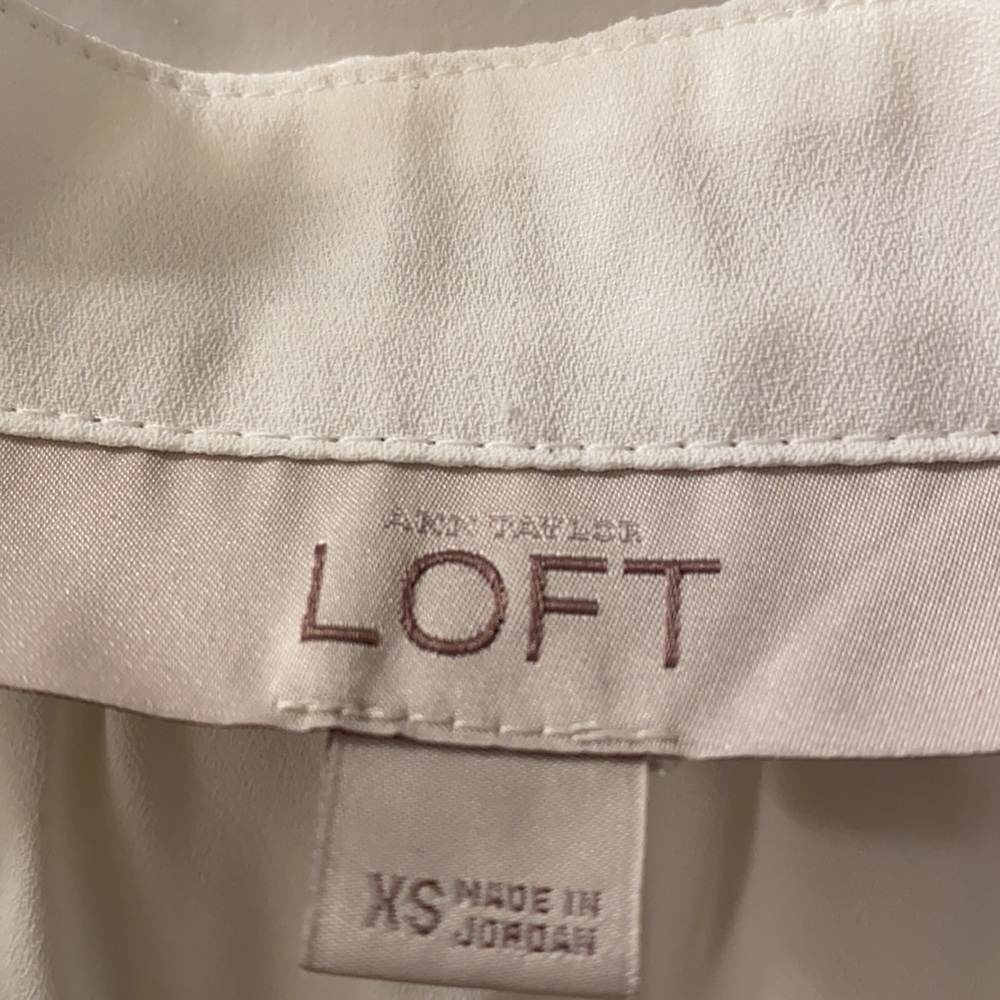 Loft silky flutter sleeve blouse - Picture 2 of 4